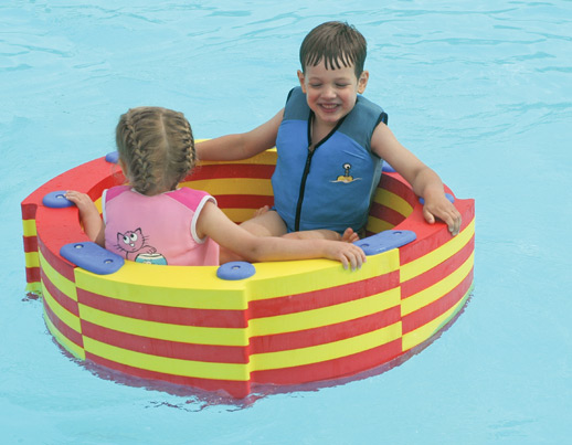 Foam Super Bowl for swimming pool