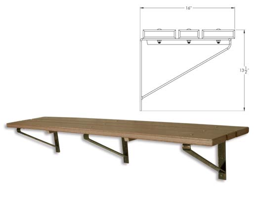 Wall-mounted Bench